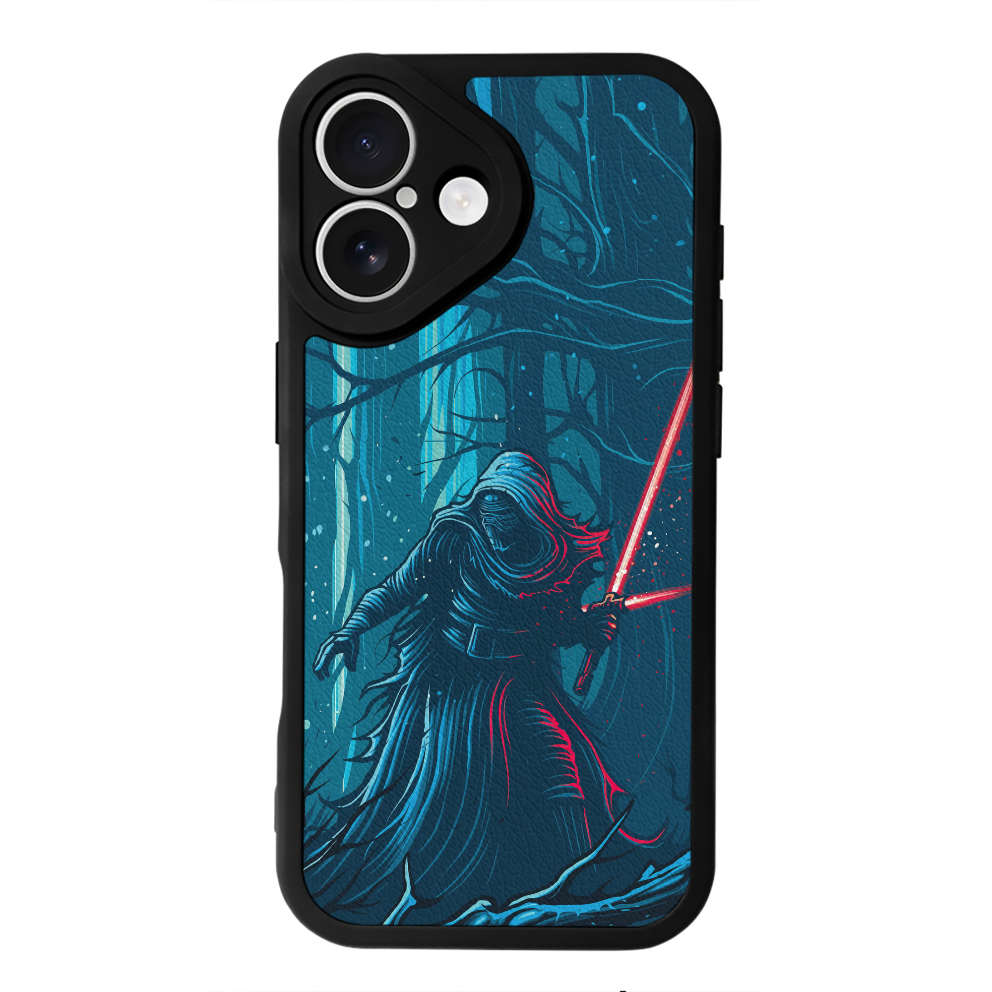 （画像用） スター・ウォーズ Star Wars 【iPhone 16シリーズ対応】シリコンスマホケース（レザー調） 材質：シリコン